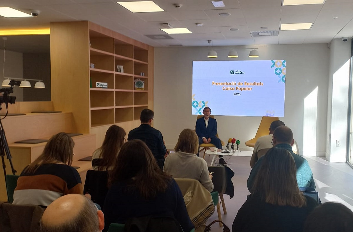 Rosendo Ortí presenta la cuenta de resultados de Caixa Popular en 2023